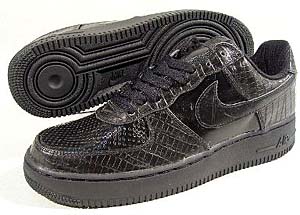 nike airforce1 premium [black crocodile] (309096-003) ナイキ エアフォース1 プレミアム 「ブラック クロコダイル」