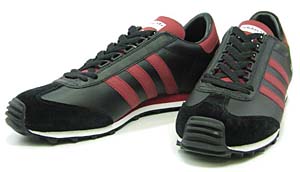 adidas nite jogger (black/true red/r white 551810) アディダス ナイトジョガー （黒/赤）