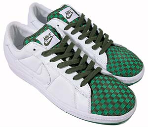 nike tennins classic [white/green woven] (313317-112) ナイキ　テニスクラシック 「ホワイト/グリーンウーブン」