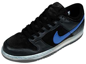 nike wmns dunk low [black/blue/clear] (309324-044) ナイキ ダンク ロー 「ブラック / クリアーミッドソール」