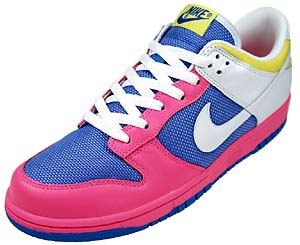 nike wmns dunk low [pink/blue] (309324-614) ナイキ ダンク ロー 「ピンク/ブルー」