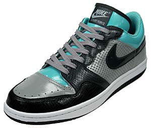 nike court force low [m.gry/anthractie-black] (313561-005) ナイキ コートフォース ロー 「黒ヘビ/グレー/青」