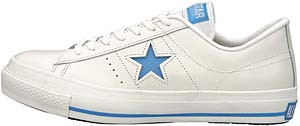 converse one star ox [white/light blue] (32345706) コンバース ワンスター OX 「ホワイト/ライトブルー」