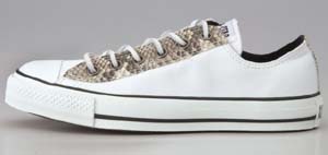 converse all star real ox white snake コンバース オールスター リアル OX 白ヘビ蛇 32161320