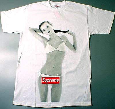 写真では判断できず04AW SUPREME Kate Moss Tee 10周年記念 半袖Tシャツ