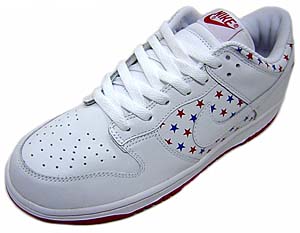 nike wmns dunk low [independence day](311369-111) ナイキ ダンク ロー 「アメリカ独立記念日 スター」