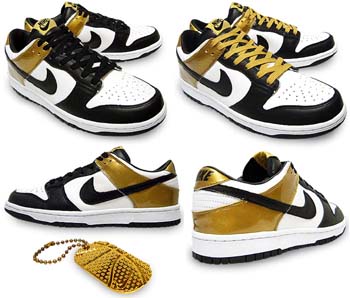 nike dunk low [france courir 2nd](309431-103) ナイキ ダンク ロー 「フランス COURIR別注カラー2nd」（黒/金）