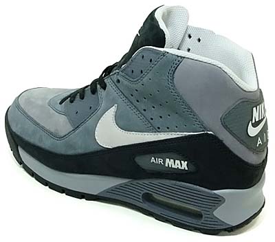 nike air max90 boots [stealth/white/flint grey] (316339-012) ナイキ エアマックス90 ブーツ 「グレー」