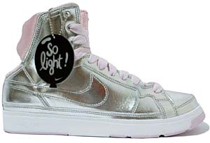 nike wmns air troupe mid [silver/pink] (324922-001) ナイキ エア トゥループ ミッド 「シルバー/ピンク」
