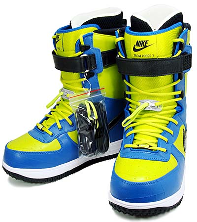 nike snowboarding zoom force 1 boots [bright cactus/black] (334841-301) ナイキ スノーボーディング ズームフォース1 ブーツ 「青/黄色」