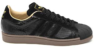 adidas superstar1 [black/black/neo beige] (662823) アディアス スーパースター1 「黒パンチング」