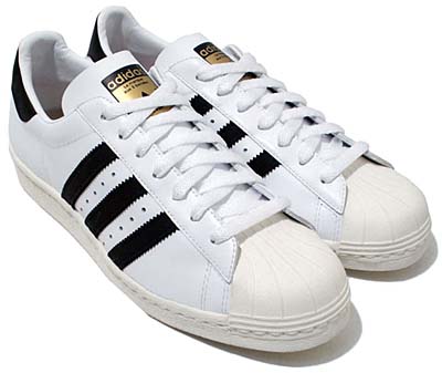 adidas super star 80s [white/black] (913165) アディダス スーパースター80s 「白/黒」