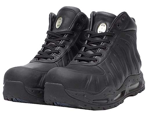 black nike foamposite boots