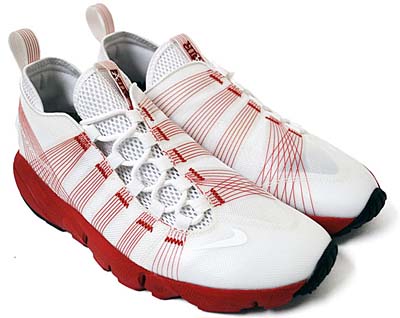 NIKE AIR FOOTSCAPE MOTION [WHITE/RED]