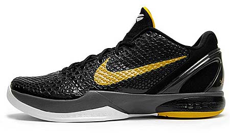 NIKE ZOOM KOBE 6 [BLACK/DELSOL-DARK GREY-WHITE]