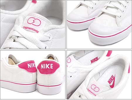 NIKE AIR ZOOM ALL COURT FRAGMENT DESIGN [WHITE/PINK] 411007-104