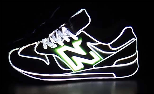 New balance sneaker Projection mapping