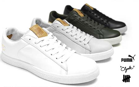UNDEFEATED x PUMA CLYDE LUXE [FOREST NIGHT/VAP GREY] 352775 画像2