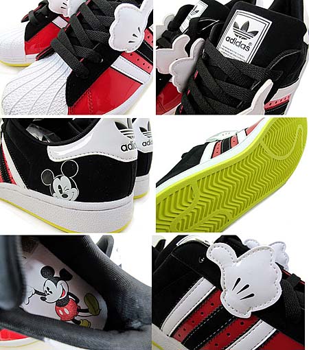 adidas × Disney SUPER STAR J MICKEY GS [RED/WHITE-BLACK] G48958 写真1