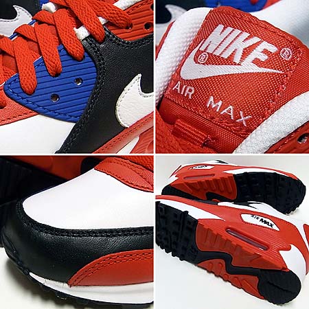 NIKE AIR MAX 90 [SPORT RED/WHITE-DARK OBSIDIAN] 309299-602