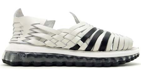 adidas OBYO Jeremy Scott JS MEGA SOFT CELL SANDALS [WHITE/BLACK] V22821 写真1