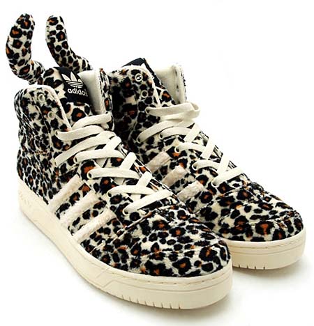 adidas アディダス JEREMY SCOTT ジェレミースコット スニーカー JS LEOPARD I レオパード柄 14CM V24578 美品  55255