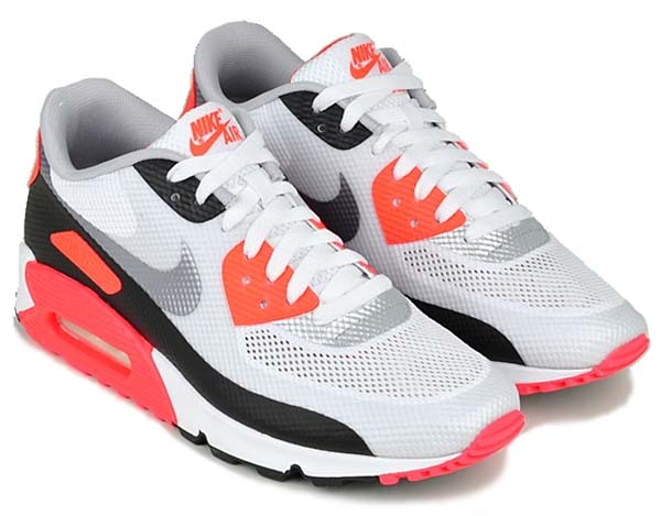NIKE AIR MAX 90 HYPERFUSE NRG [WHITE/CEMENT GREY/INFRARED] 548747-106