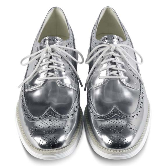 COLE HAAN LUNARGRAND LONG WING [SILVER] C12443 