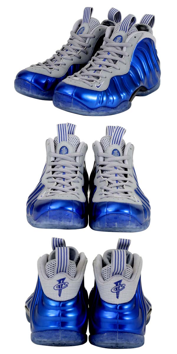 NIKE AIR FOAMPOSITE ONE [SPORT ROYAL/GAME ROYAL-WLF GRY] 314996-401