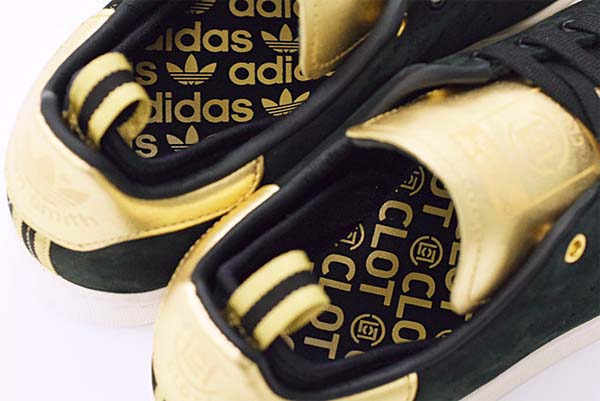adidas STAN SMITH CLOT [BLACK/CHALK/METALLIC GOLD] M22696 写真4