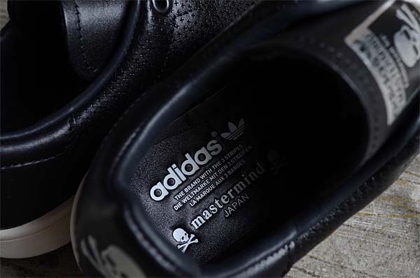 adidas STAN SMITH mastermind JAPAN [BLACK/METALLIC SILVER] M22697 写真4