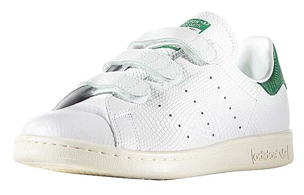 adidas Originals STAN SMITH CF [Running White / Green / Cream White] B24535
