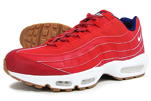 NIKE AIR MAX 95 PREMIUM INDEPENDENCE DAY [UNIVERSITY RED / WHITE-MID NAVY] 538416-614
