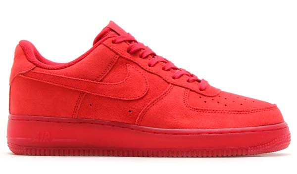 NIKE AIR FORCE 1 07 LV8 [SOLAR RED/SOLAR RED] 718152-601
