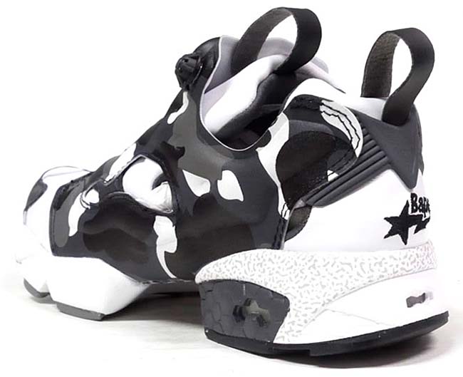 Reebok x A BATHING APE x mita sneakers INSTA PUMP FURY CITY CAMO [BLACK / GLAY / WHITE] BD1355