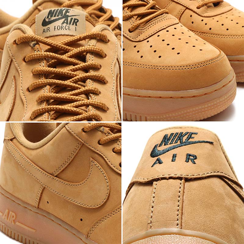 NIKE AIR FORCE 1 LOW 07 WB [FLAX / FLAX-GUM LIGHT BROWN-OUTDOOR GREEN] aa4061-200