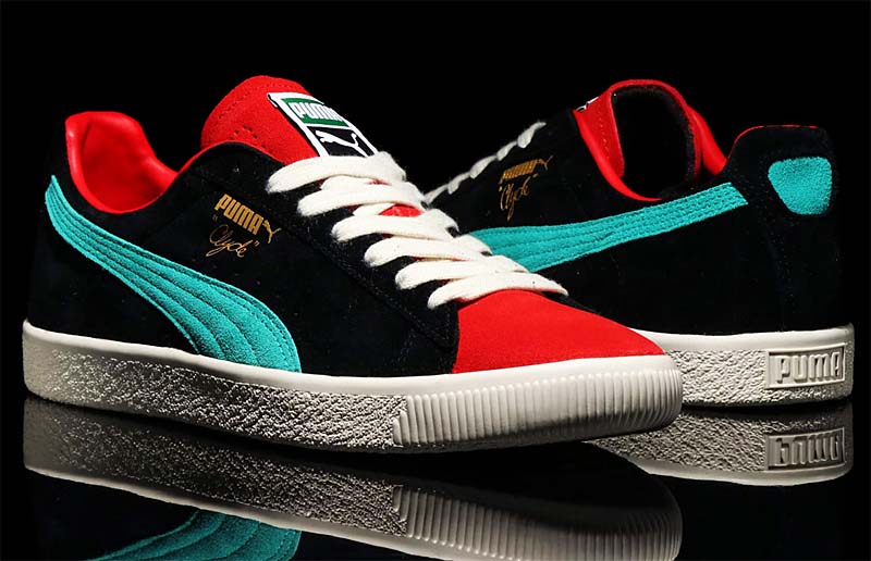 PUMA CLYDE FROM THE ARCHIVE [HIGH RISK RED / PUMA BLACK / WHITE] 365319-03