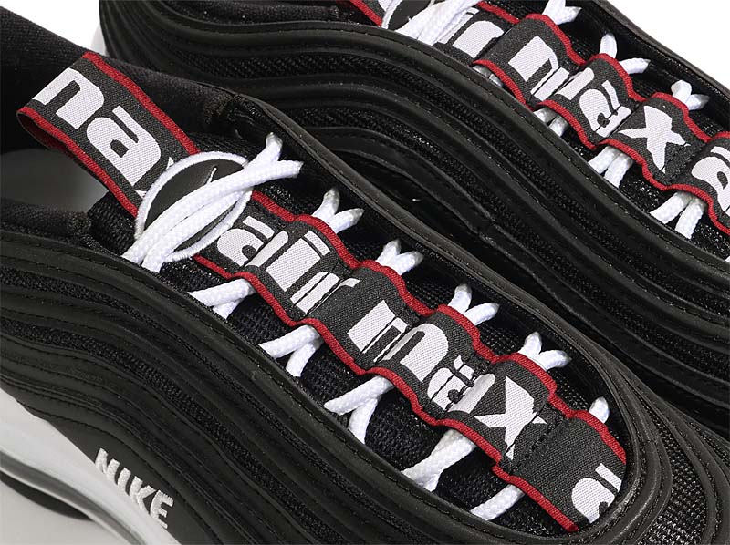 NIKE AIR MAX 97 PREMIUM [BLACK / WHITE / VARSITY RED] 312834-008 ナイキ エア マックス 97 プレミアム 「ブラック/ホワイト/レッド」