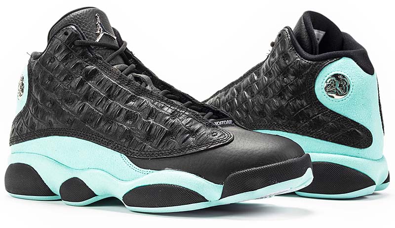 NIKE AIR JORDAN 13 RETRO BLACK / METALLIC SILVER / ISLAND GREEN 414571-030 ナイキ エアジョーダン13 レトロ ブラック/シルバー/アイランドグリーン