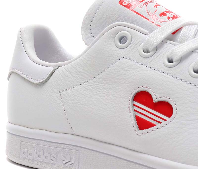 adidas Originals STAN SMITH "Valentine Day" [RUNNING WHITE / ACTIVE RED / RUNNING WHITE] G27893 アディダス オリジナルス スタンスミス バレンタインデー 「ホワイト/レッド」