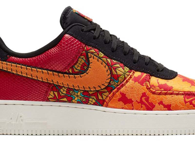 NIKE AIR FORCE 1 07 PRM 3 "CHINESE NEW YEAR"[GYM RED/ORNG PL-BLACK-CNYN GLD] AT4144-601