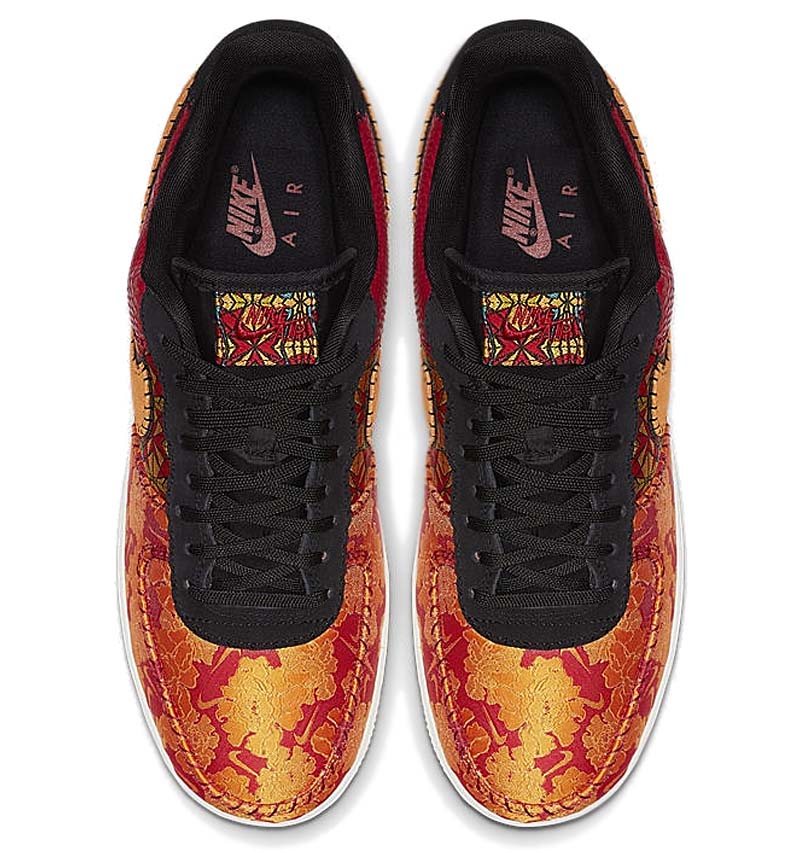 NIKE AIR FORCE 1 07 PRM 3 "CHINESE NEW YEAR"[GYM RED/ORNG PL-BLACK-CNYN GLD] AT4144-601 ナイキ エアフォース1 07 プレミアム3 旧正月 「レッド/オレンジ/ゴールド」