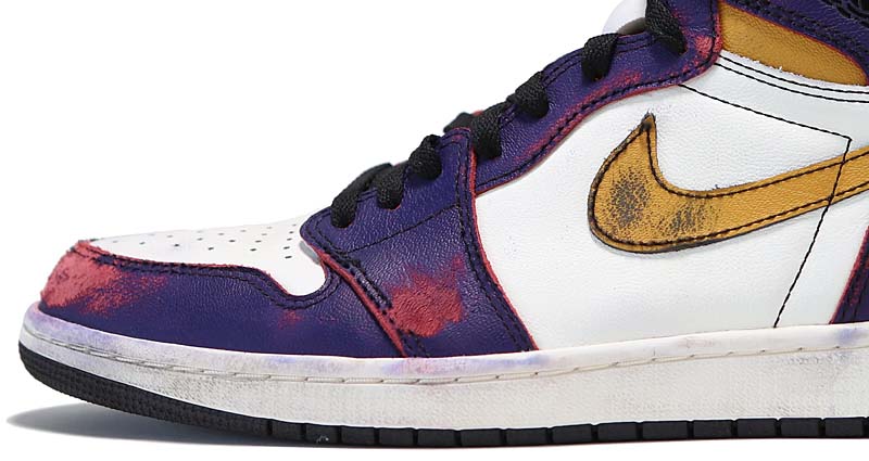 NIKE SB AIR JORDAN 1 "LA TO CHICAGO" COURT PURPLE / BLACK-SAIL-UNIVERSITY GOLD CD6578-507 ナイキ SB エアジョーダン1 LA to CHICAGO 「パープル/オレンジ/レッド/ブラック」