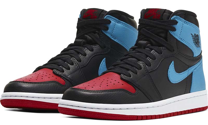 NIKE AIR JORDAN 1 HI OG UNC TO CHICAGO BLACK / DK POWDER BLUE-GYM RED CD0461-046 ナイキ エアジョーダン1 ハイ OG ノースカロライナ大学 x シカゴ ブルズ ブラック/レッド/ブルー