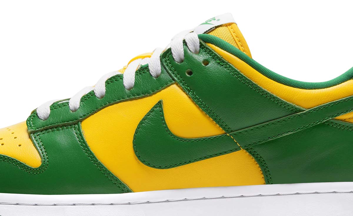 物欲スニーカー Nike Dunk Low Sp Brazil Varsity Maize Pine Green White Cu1727 700