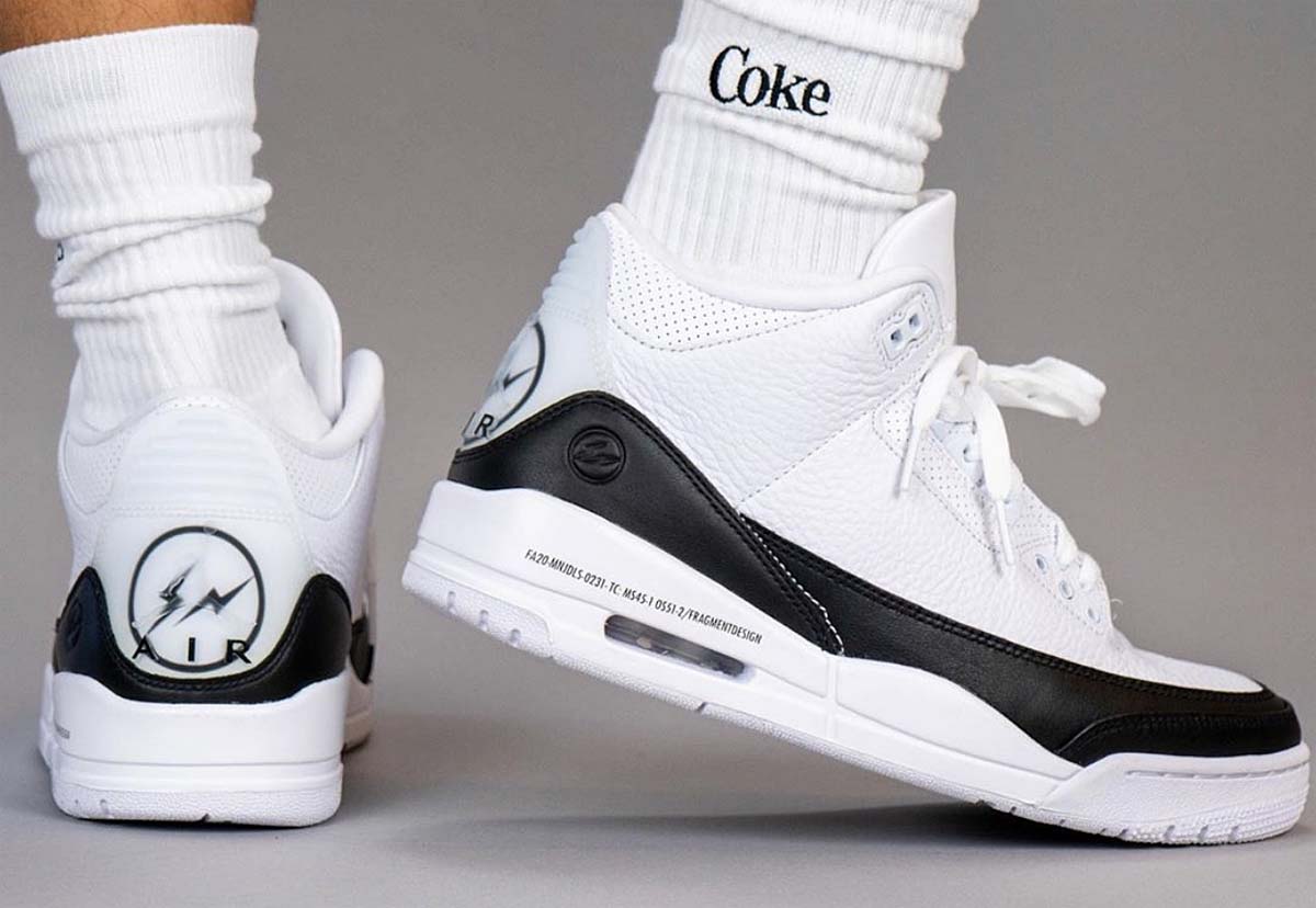 物欲スニーカー | FRAGMENT DESIGN x NIKE AIR JORDAN 3 RETRO [WHITE / BLACK-WHITE] ( DA3595-100)