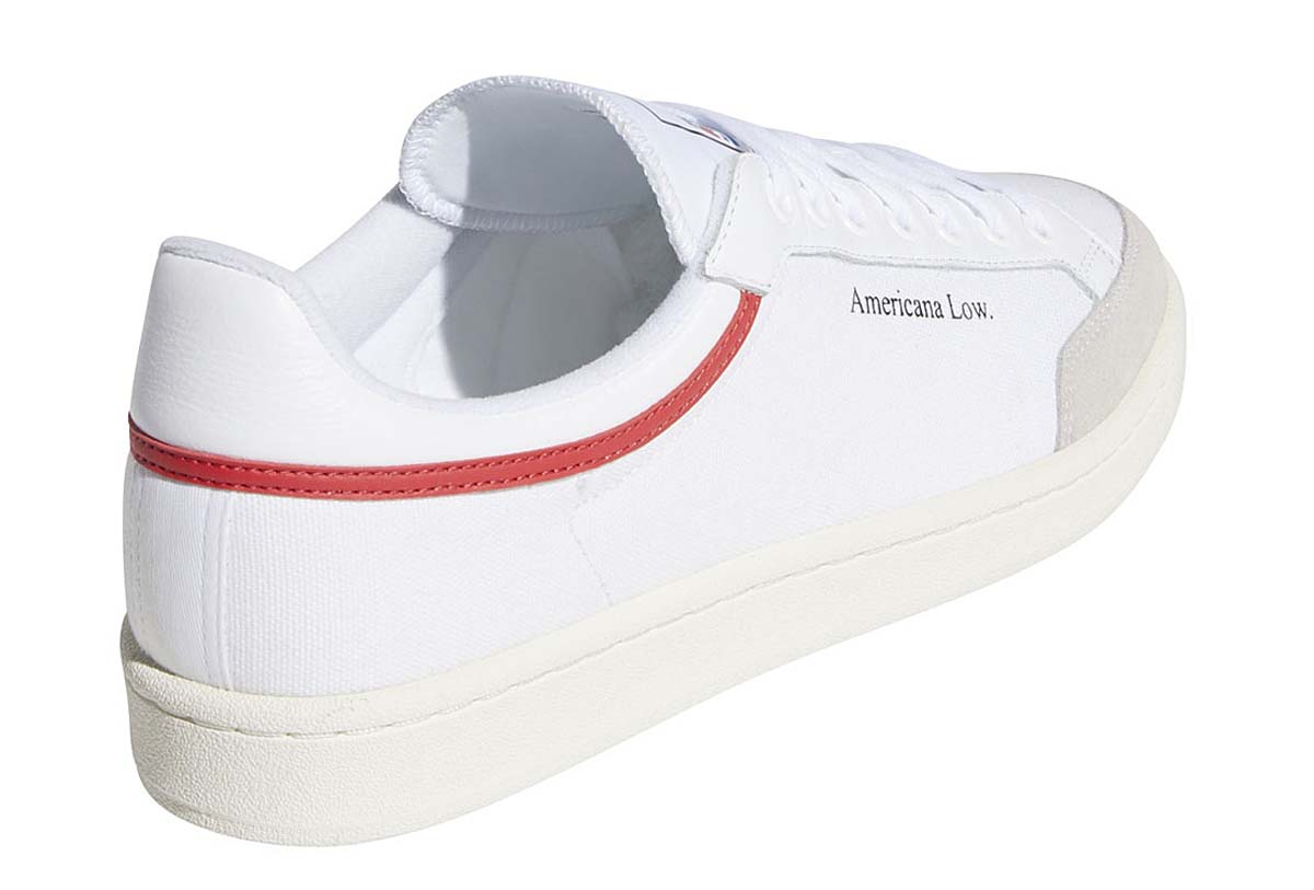 adidas AMERICANA LOW FOOTWEAR WHITE / GLORY RED / CHORK WHITE EF6385 アディダス アメリカーナ ロー ホワイト/レッド