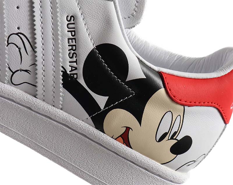 adidas SUPERSTAR " Mickey Mouse " FOOTWEAR WHITE / FOOTWEAR WHITE / CORE BLACK FW2901 アディダス スーパースター ミッキーマウス ホワイト/ブラック/レッド