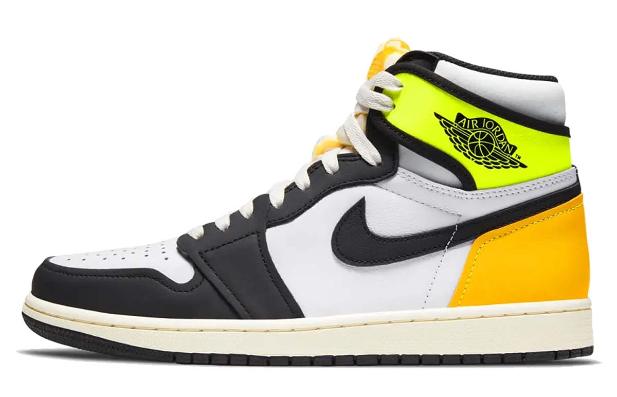 NIKE AIR JORDAN 1 RETRO HIGH OG WHITE / VOLT-UNIVERSITY GOLD-BLACK 555088-118 ナイキ エアジョーダン1 レトロ ハイ OG ホワイト/ボルトイエロー/ゴールド/ブラック