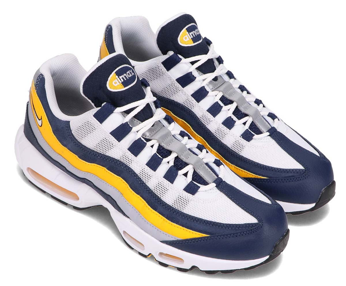 NIKE AIR MAX 95 MIDNIGHT NAVY / WHITE-UNIVERSITY GOLD CZ0191-400 ナイキ エアマックス95 ネイビー/ホワイト/ゴールド